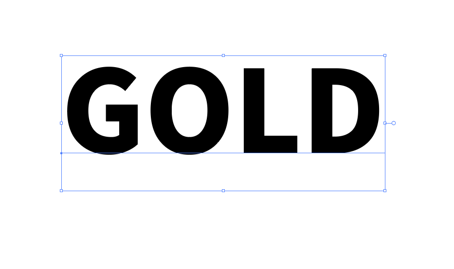 GOLD文字作成01