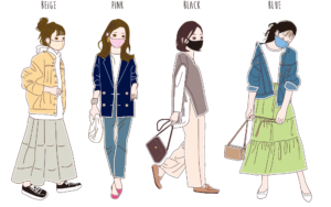 マスク女子