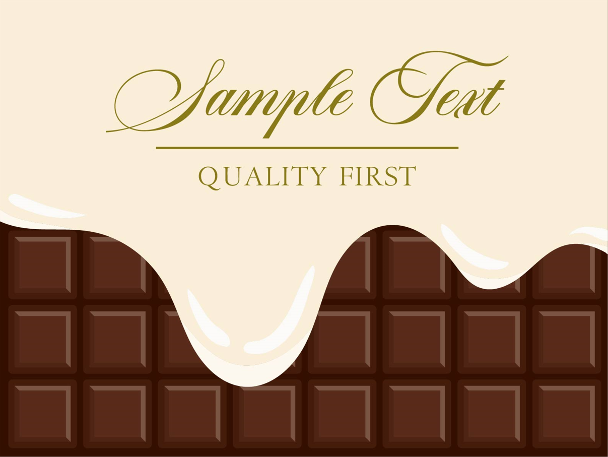 板チョコフレームミルク＆ホワイト（チョコ、ホワイトチョコレート、ミルクチョコレート、バレンタイン、バレンタインフレーム、チョコレート、板チョコ、飾り枠、枠、バレンタイン背景、手描き、かわいい、おしゃれ、キュート、シンプル、ポップ）